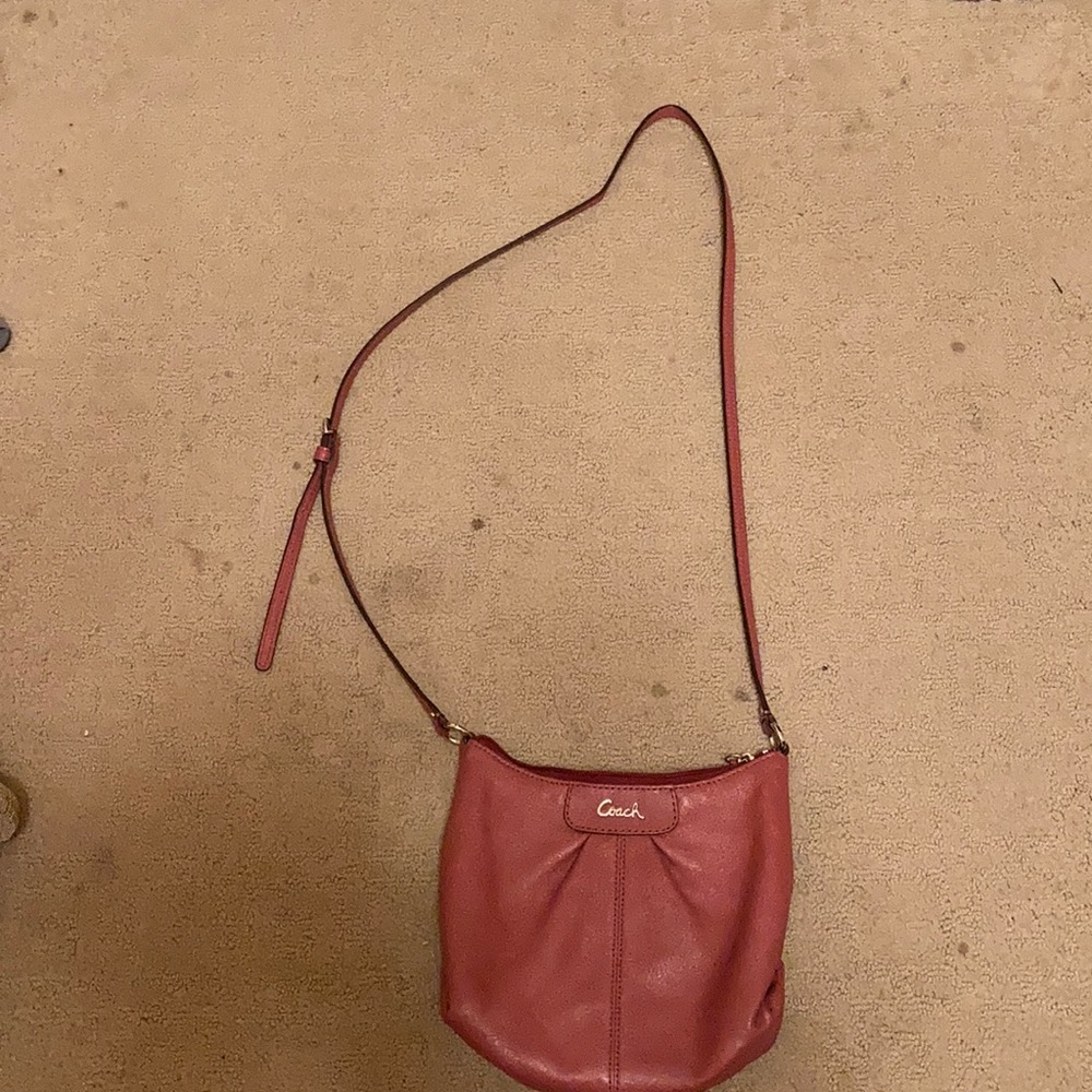 Blush Coach Crossbody Bag